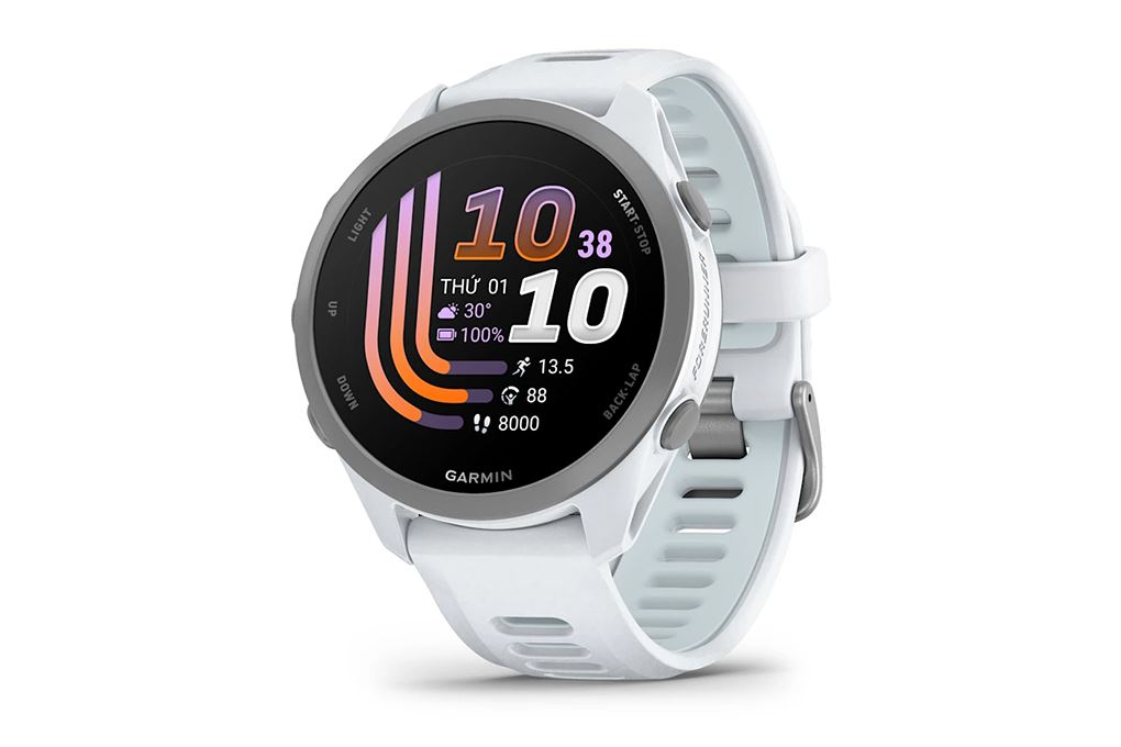 Garmin Forerunner 170 42.6mm dây silicone Màu Trắng