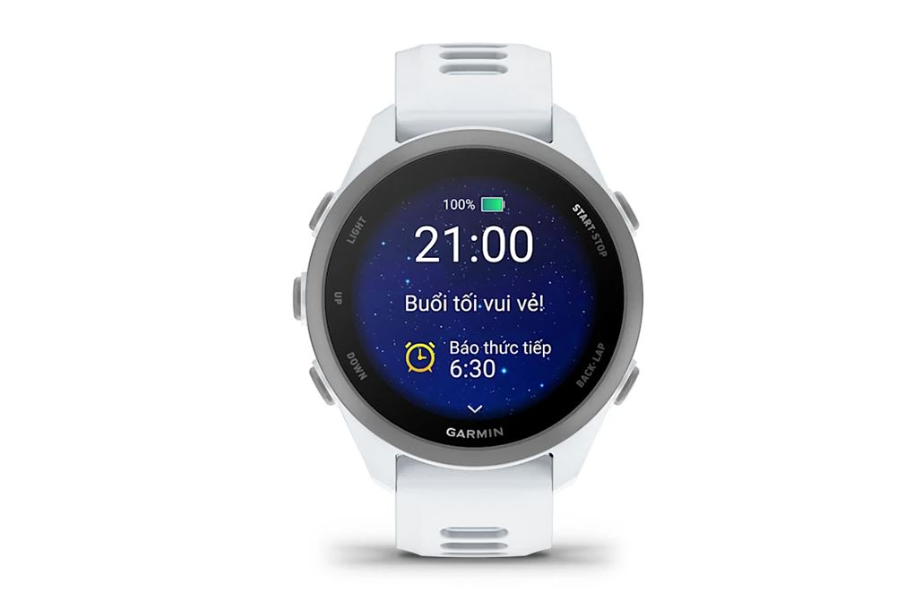 Garmin Forerunner 170 42.6mm dây silicone Màu Trắng