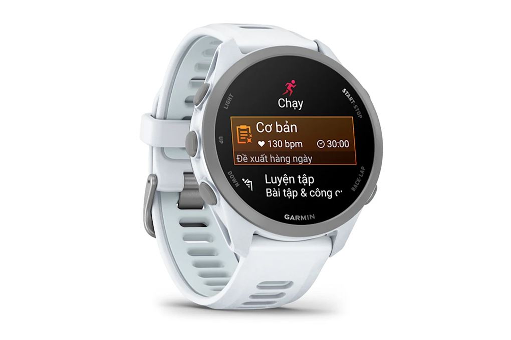 Garmin Forerunner 170 42.6mm dây silicone Màu Trắng