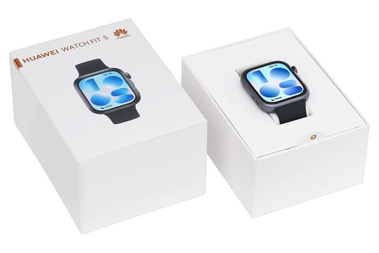 Huawei Watch Fit 5 42.9mm dây Fluoro Màu Đen