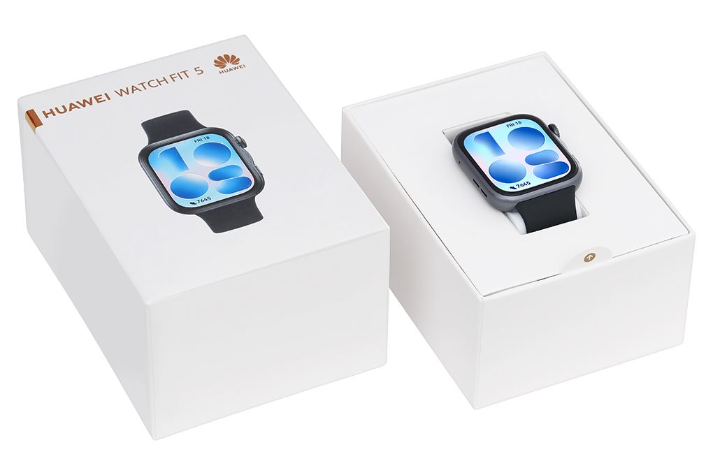 Huawei Watch Fit 5 42.9mm dây Fluoro Màu Đen