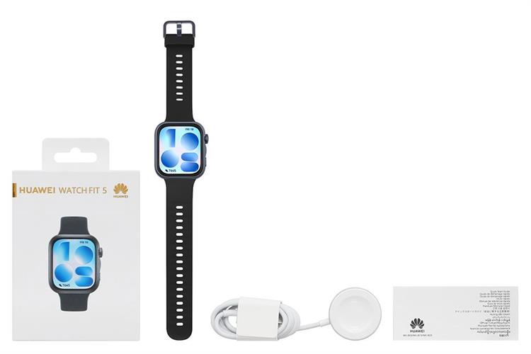 Huawei Watch Fit 5 42.9mm dây Fluoro Màu Đen