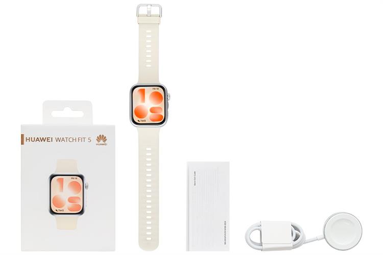 Huawei Watch Fit 5 42.9mm dây Fluoro Màu Trắng