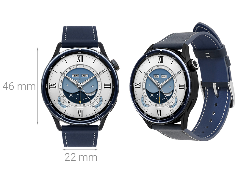 Xiaomi Watch S5 46mm viền gốm dây da