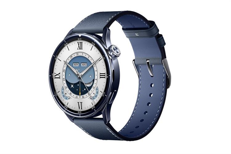 Xiaomi Watch S5 46mm viền gốm dây da Màu Xanh Dương