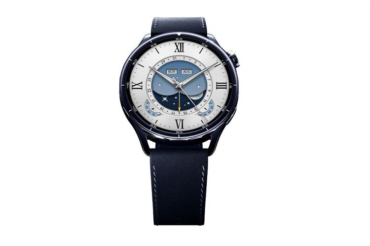 Xiaomi Watch S5 46mm viền gốm dây da Màu Xanh Dương