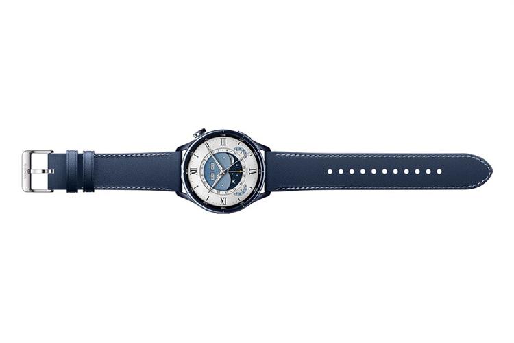 Xiaomi Watch S5 46mm viền gốm dây da Màu Xanh Dương