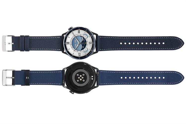 Xiaomi Watch S5 46mm viền gốm dây da Màu Xanh Dương