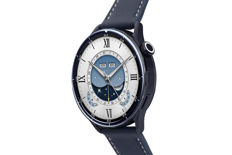 Xiaomi Watch S5 46mm viền gốm dây da Màu Xanh Dương