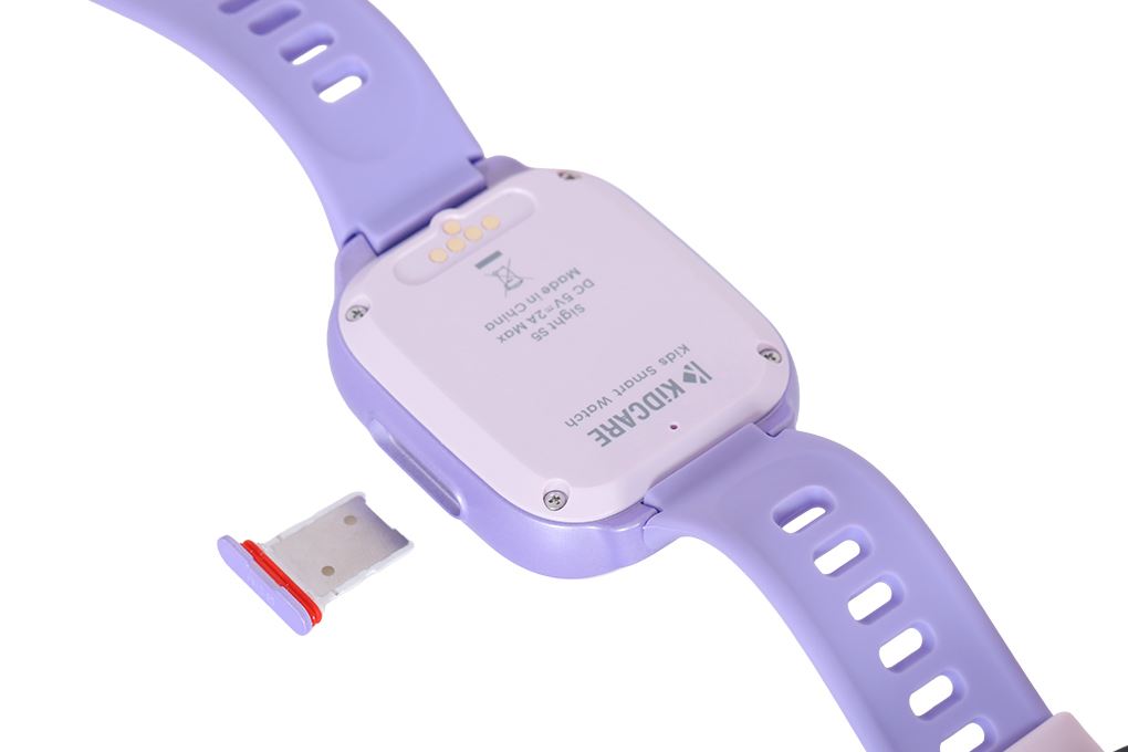 Đồng hồ định vị trẻ em Kidcare Sight S5 4G Màu Tím