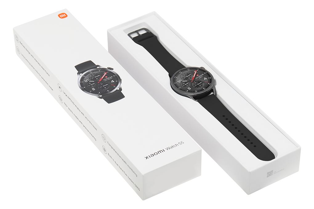 Xiaomi Watch S5 46mm dây cao su Fluoro Màu Đen