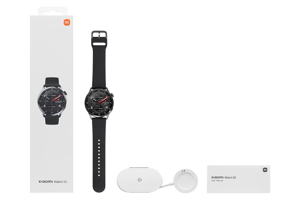Xiaomi Watch S5 46mm dây cao su Fluoro Màu Đen