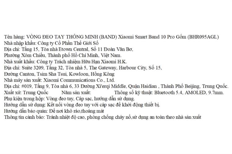 Vòng đeo tay thông minh Mi Band 10 Pro viền gốm Màu Trắng