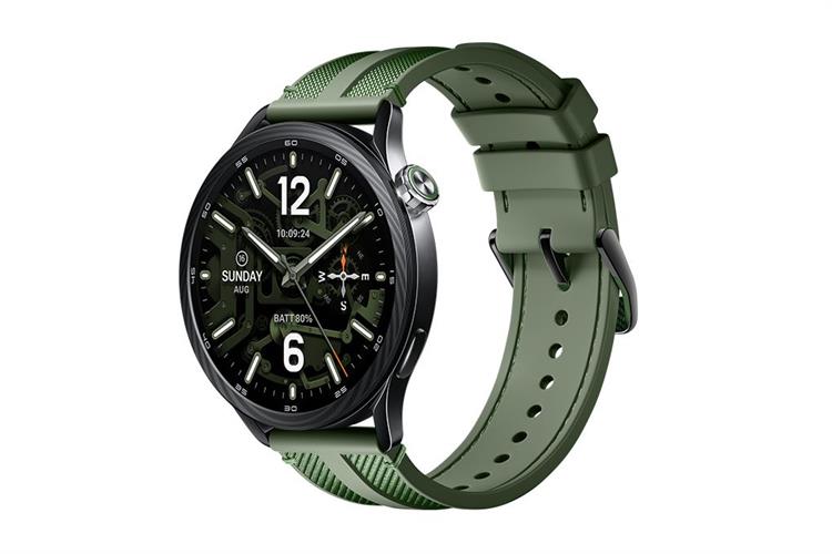 Xiaomi Watch S5 46mm viền Carbon dây Woven Màu Xanh lá