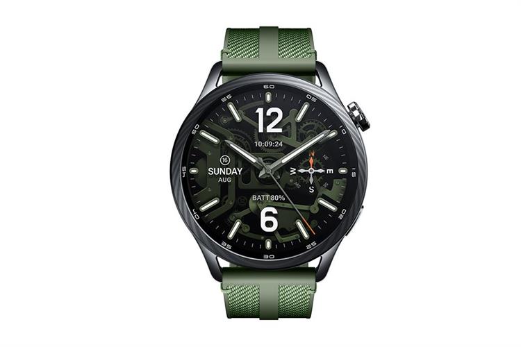 Xiaomi Watch S5 46mm viền Carbon dây Woven Màu Xanh lá