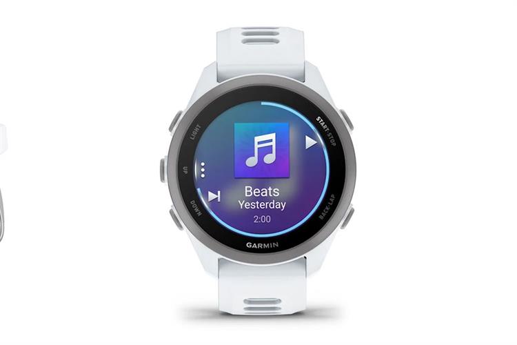 Garmin Forerunner 170 Music 42.6mm dây silicone Màu Trắng
