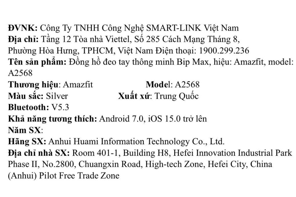 Amazfit Bip Max 49.5mm dây silicone Màu Đen