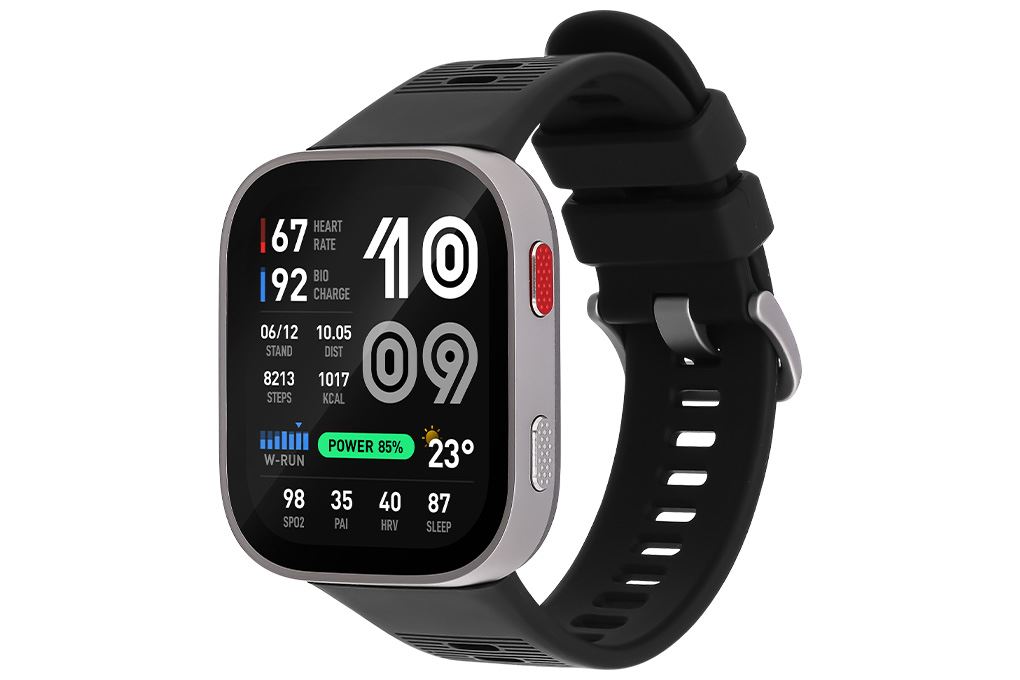 Amazfit Bip Max 49.5mm dây silicone Màu Đen