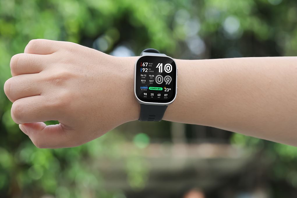 Amazfit Bip Max 49.5mm dây silicone Màu Đen