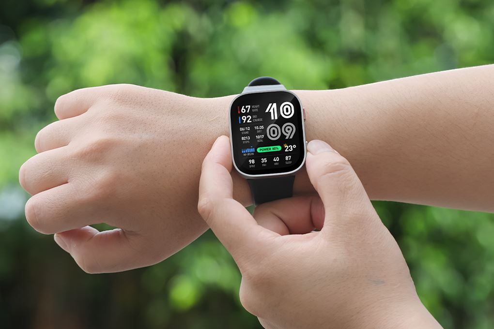 Amazfit Bip Max 49.5mm dây silicone Màu Đen