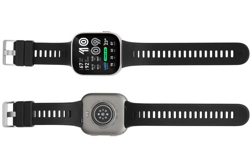 Amazfit Bip Max 49.5mm dây silicone Màu Đen