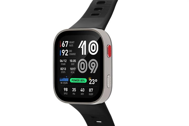 Amazfit Bip Max 49.5mm dây silicone Màu Đen