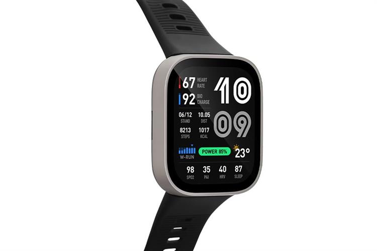 Amazfit Bip Max 49.5mm dây silicone Màu Đen