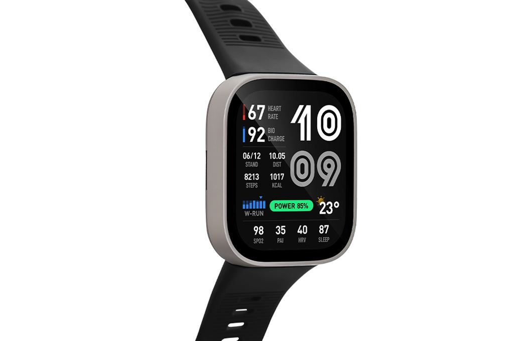 Amazfit Bip Max 49.5mm dây silicone Màu Đen
