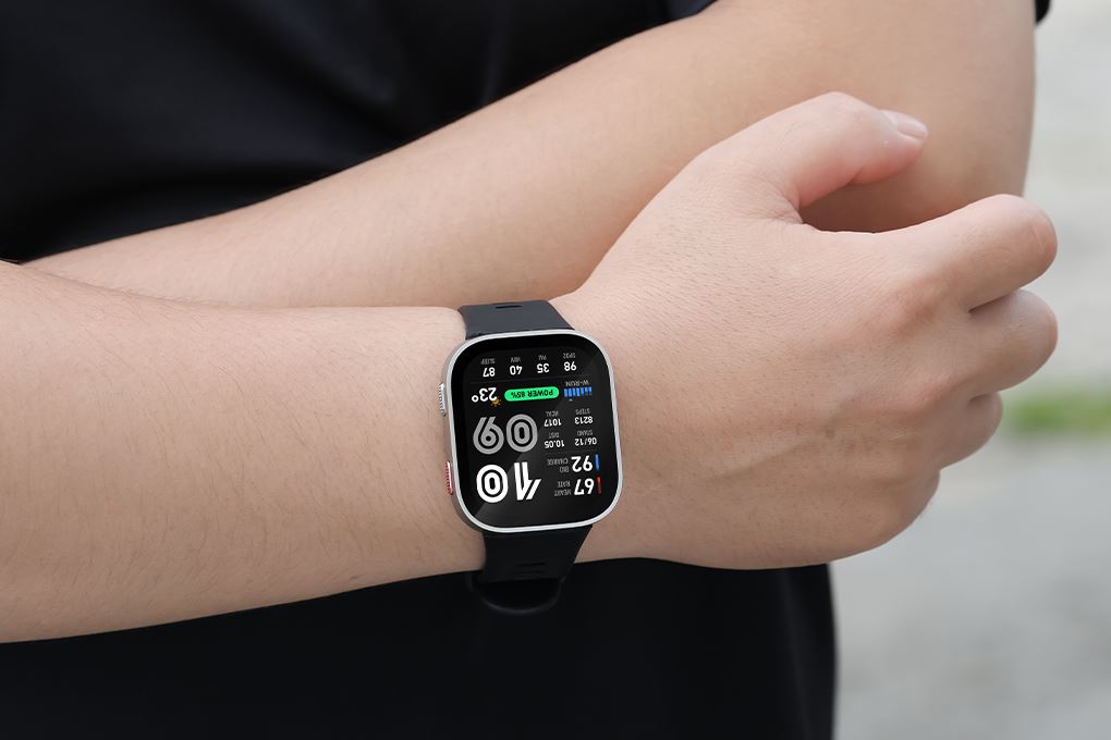 Amazfit Bip Max 49.5mm dây silicone Màu Đen