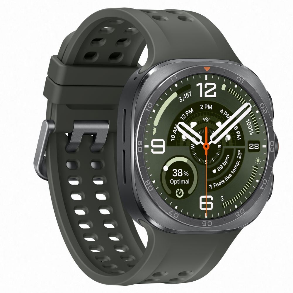 Samsung Galaxy Watch Ultra 2 LTE 47mm dây silicone Màu Xanh rêu
