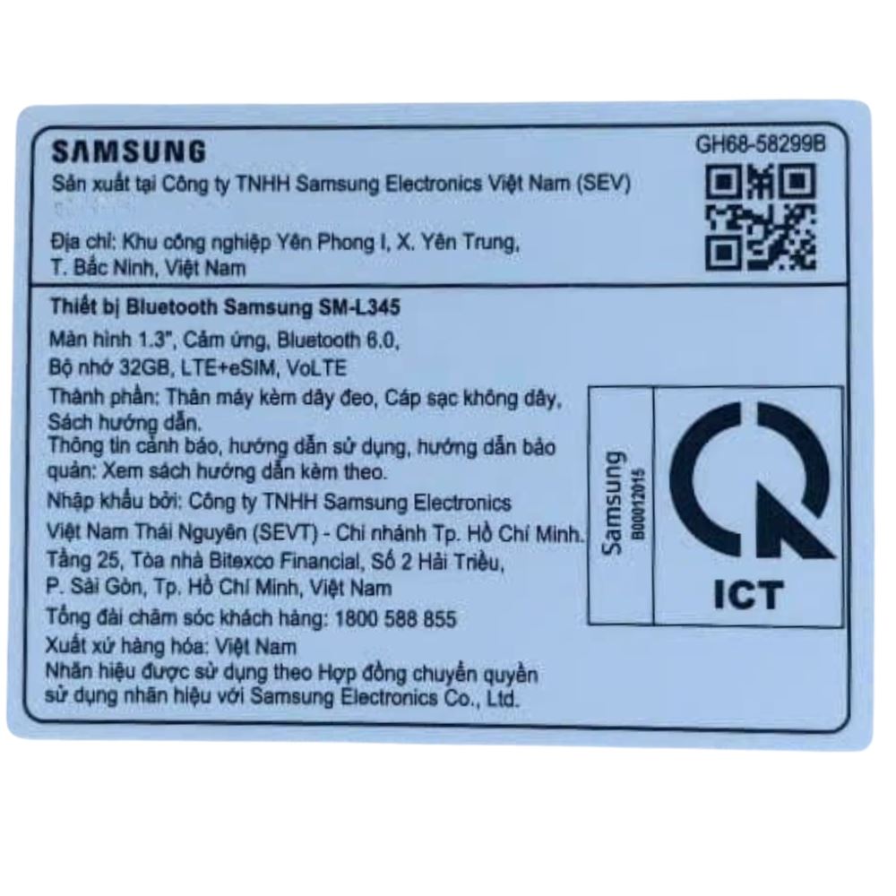 Samsung Galaxy Watch9 LTE 40mm dây silicone Màu Trắng