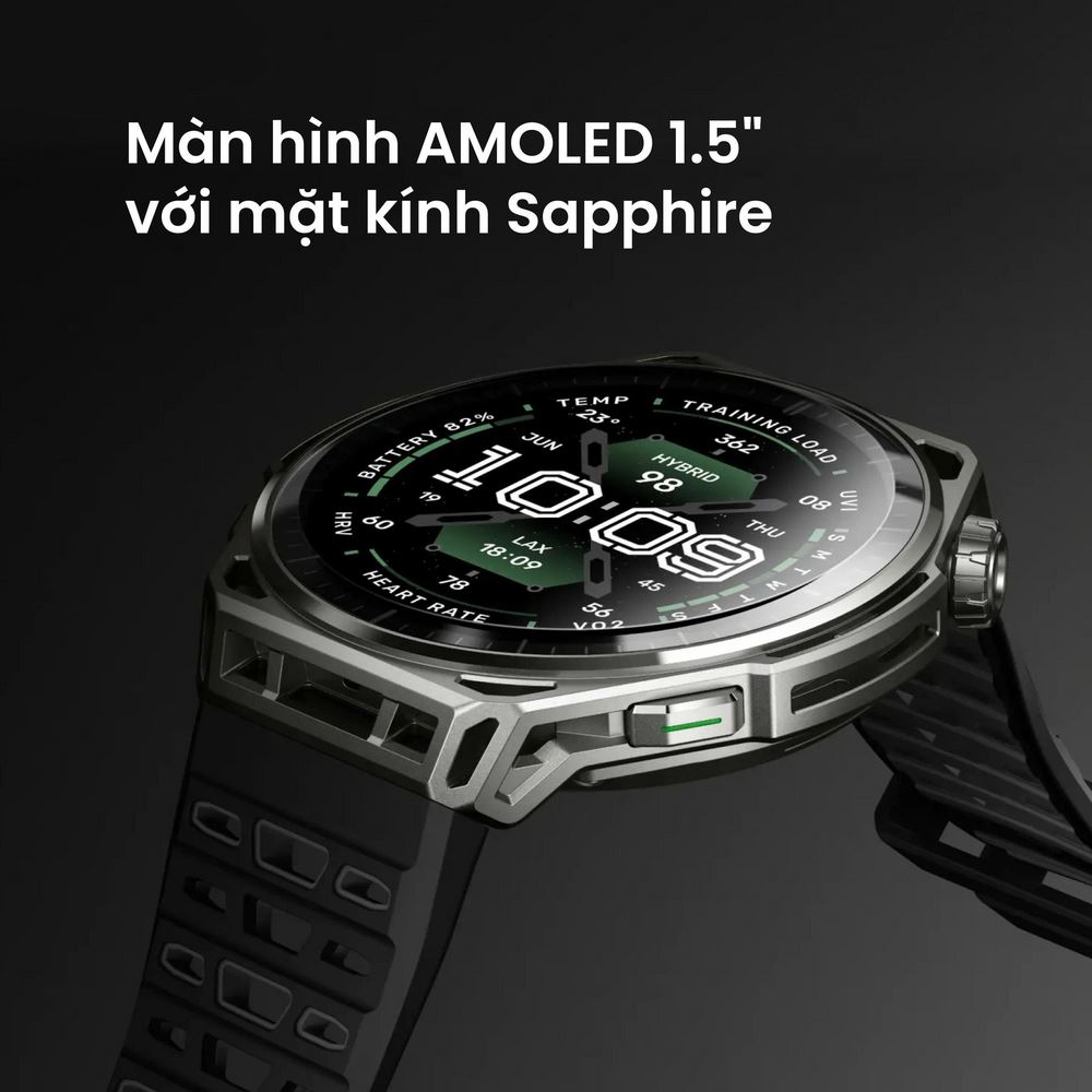 Amazfit Balance 3 51.4mm dây silicone Màu Đen