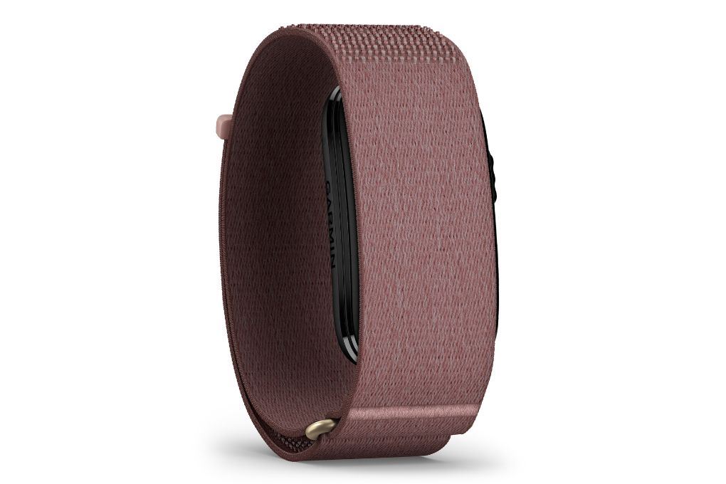 Vòng đeo tay thông minh Garmin CIRQA size S-M dây vải Màu Hồng đất