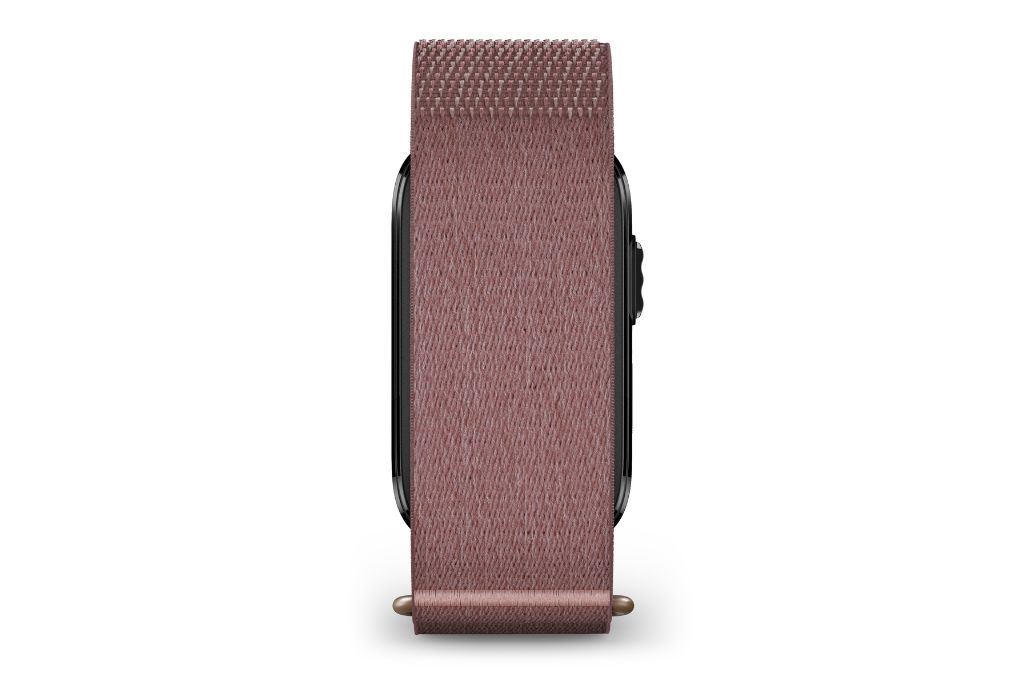 Vòng đeo tay thông minh Garmin CIRQA size S-M dây vải Màu Hồng đất