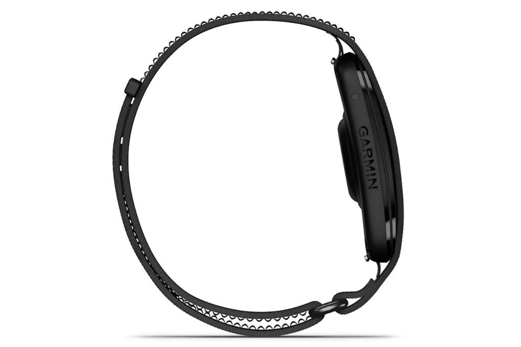 Vòng đeo tay thông minh Garmin CIRQA size S-M dây vải Màu Đen
