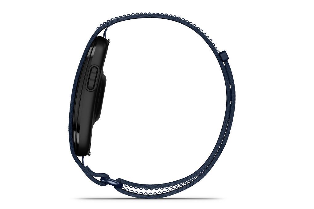 Vòng đeo tay thông minh Garmin CIRQA size L-XL dây vải Màu Xanh Navy