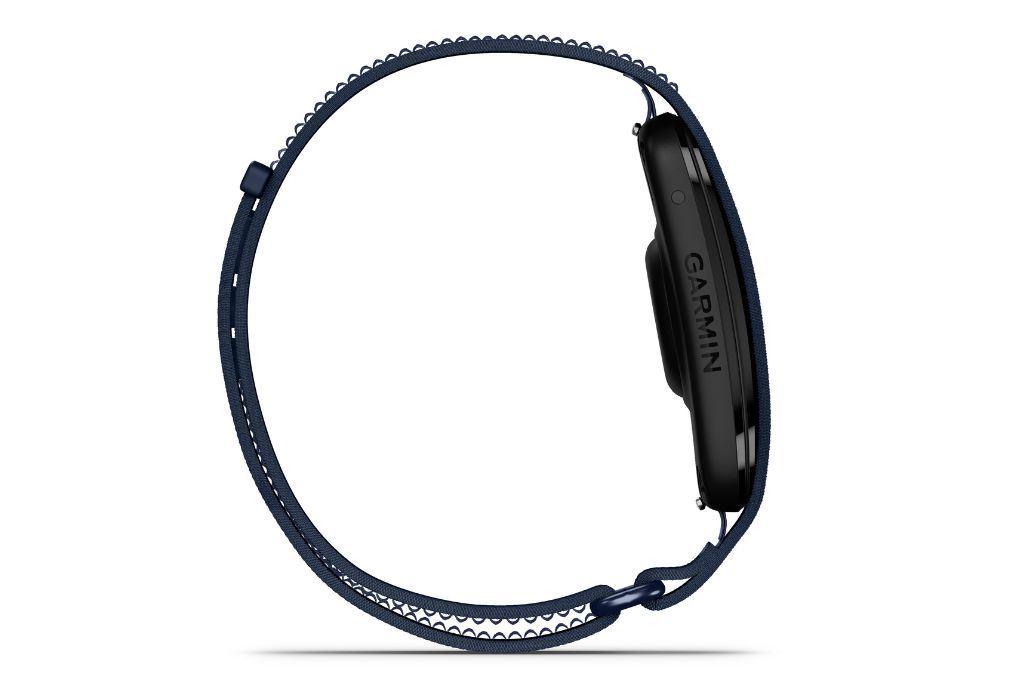 Vòng đeo tay thông minh Garmin CIRQA size L-XL dây vải Màu Xanh Navy