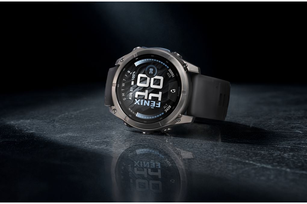 Garmin Fenix 9 Pro Sapphire 43mm viền Titanium dây silicone Màu Kem