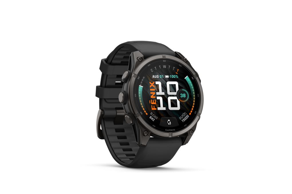 Garmin Fenix 9 Sapphire 47mm viền Titanium Carbon dây silicone Màu Đen