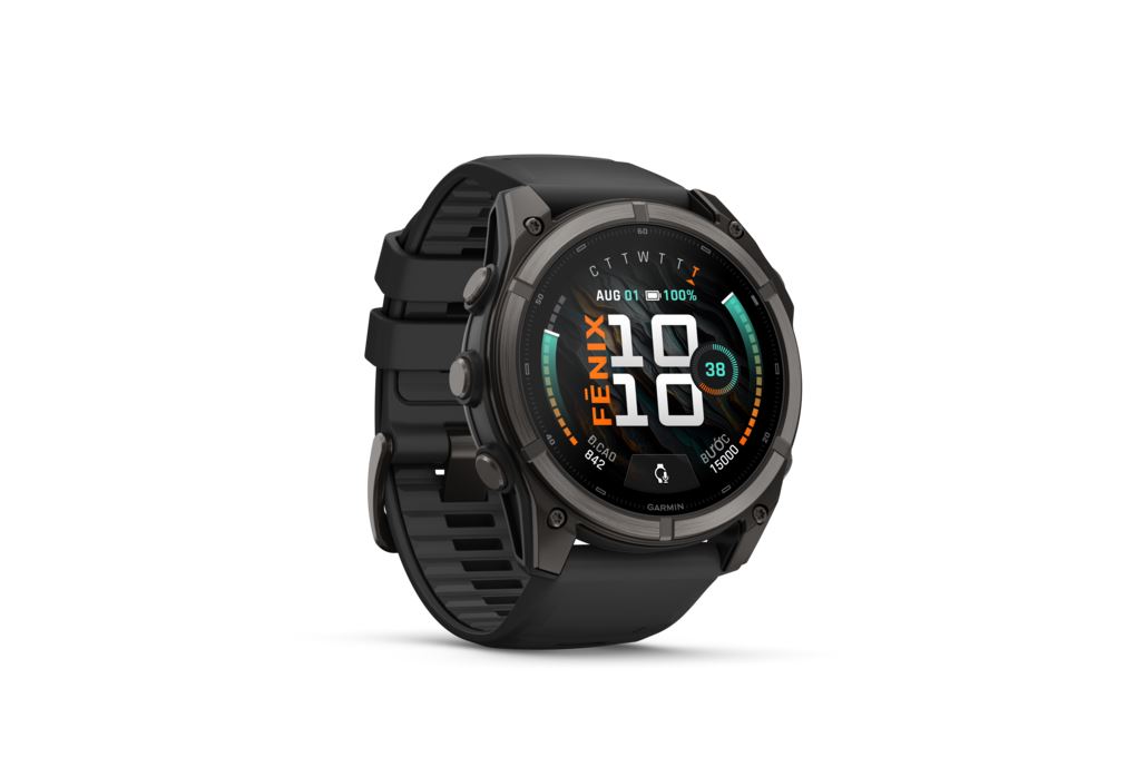 Garmin Fenix 9 Sapphire 51mm viền Titanium Carbon dây silicone Màu Đen