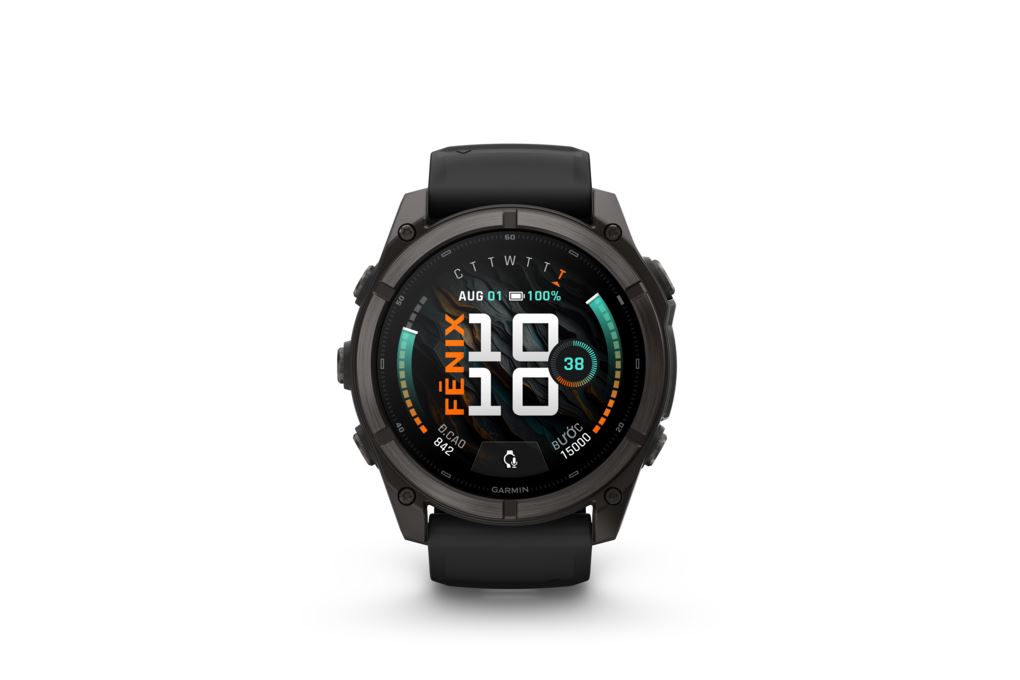 Garmin Fenix 9 Sapphire 51mm viền Titanium Carbon dây silicone Màu Đen