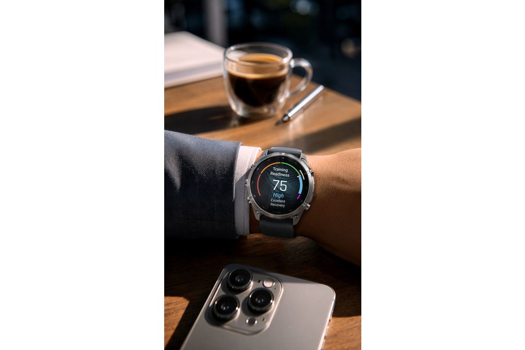 Garmin Fenix 9 Pro Sapphire 47mm viền Titanium dây silicone Màu Cam
