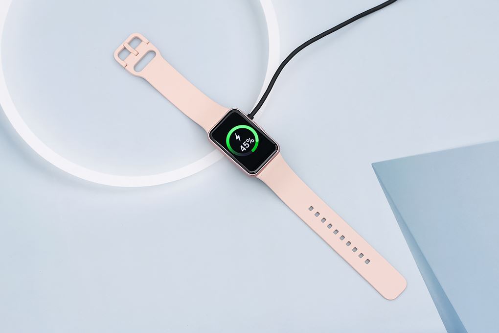 Vòng tay thông minh Samsung Galaxy Fit3 - Hồng Màu Hồng