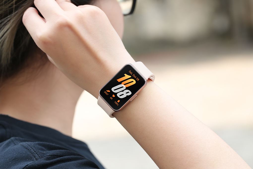 Vòng tay thông minh Samsung Galaxy Fit3 - Hồng Màu Hồng