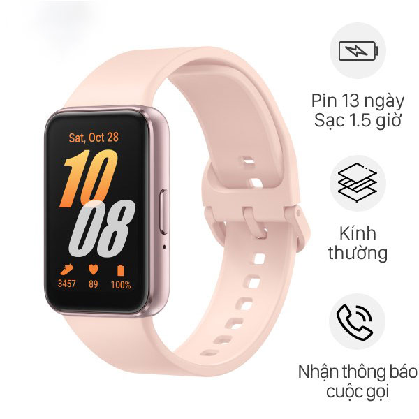 Vòng tay thông minh Samsung Galaxy Fit3 - Hồng