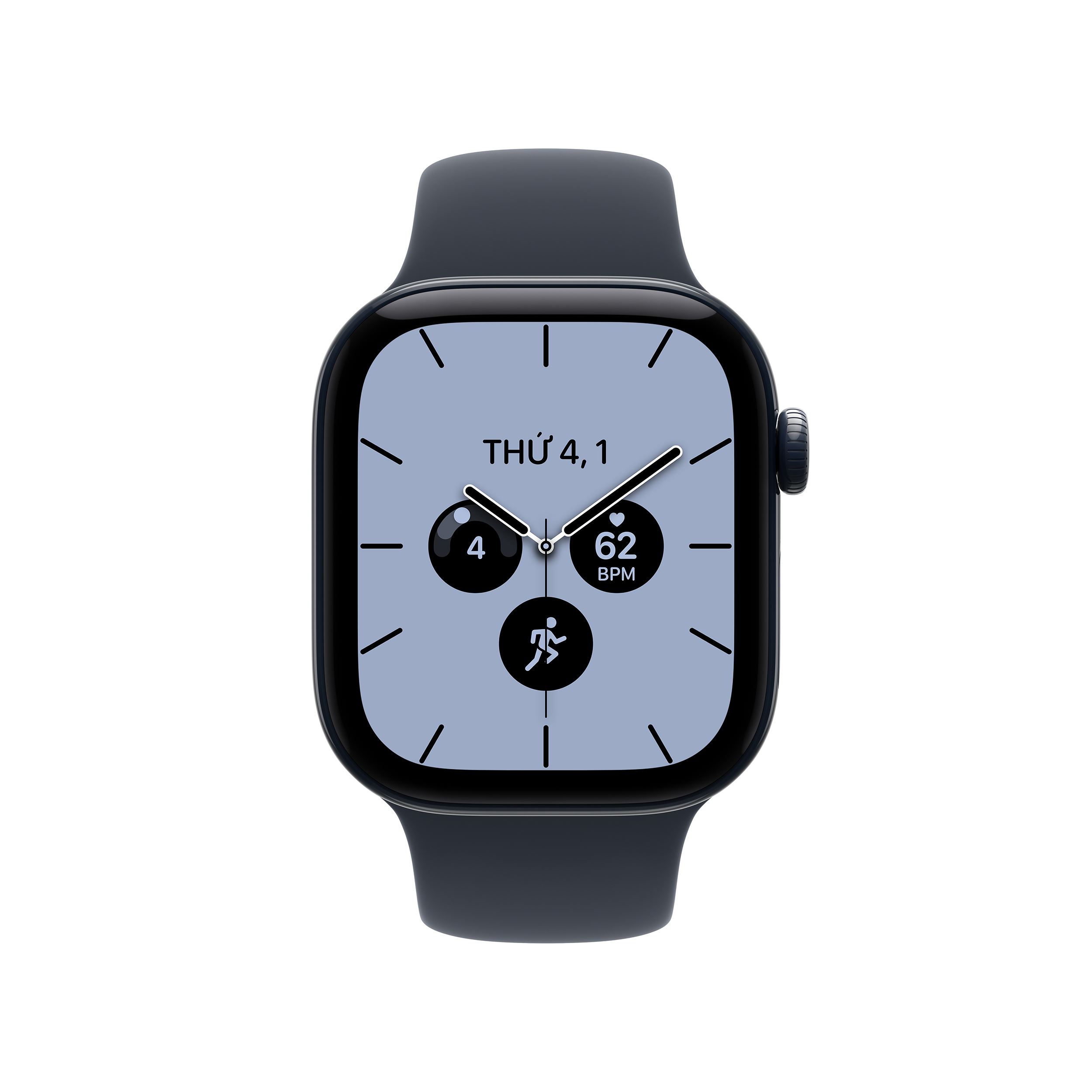 Apple Watch Series 12 GPS + Cellular 42mm viền Ceramic dây silicone - 2