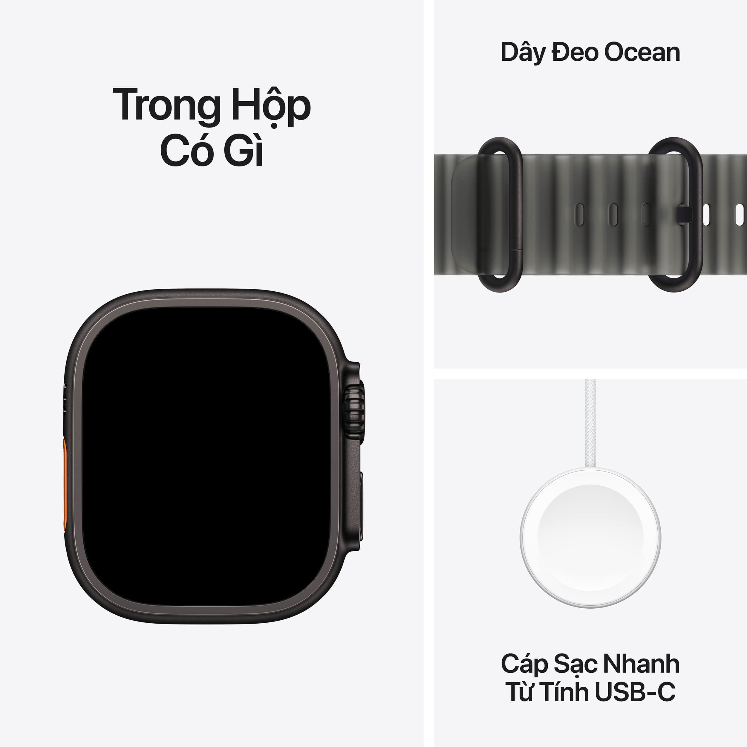 Apple Watch Ultra 4 GPS + Cellular 49mm viền Titanium dây Ocean Titan đen - 8