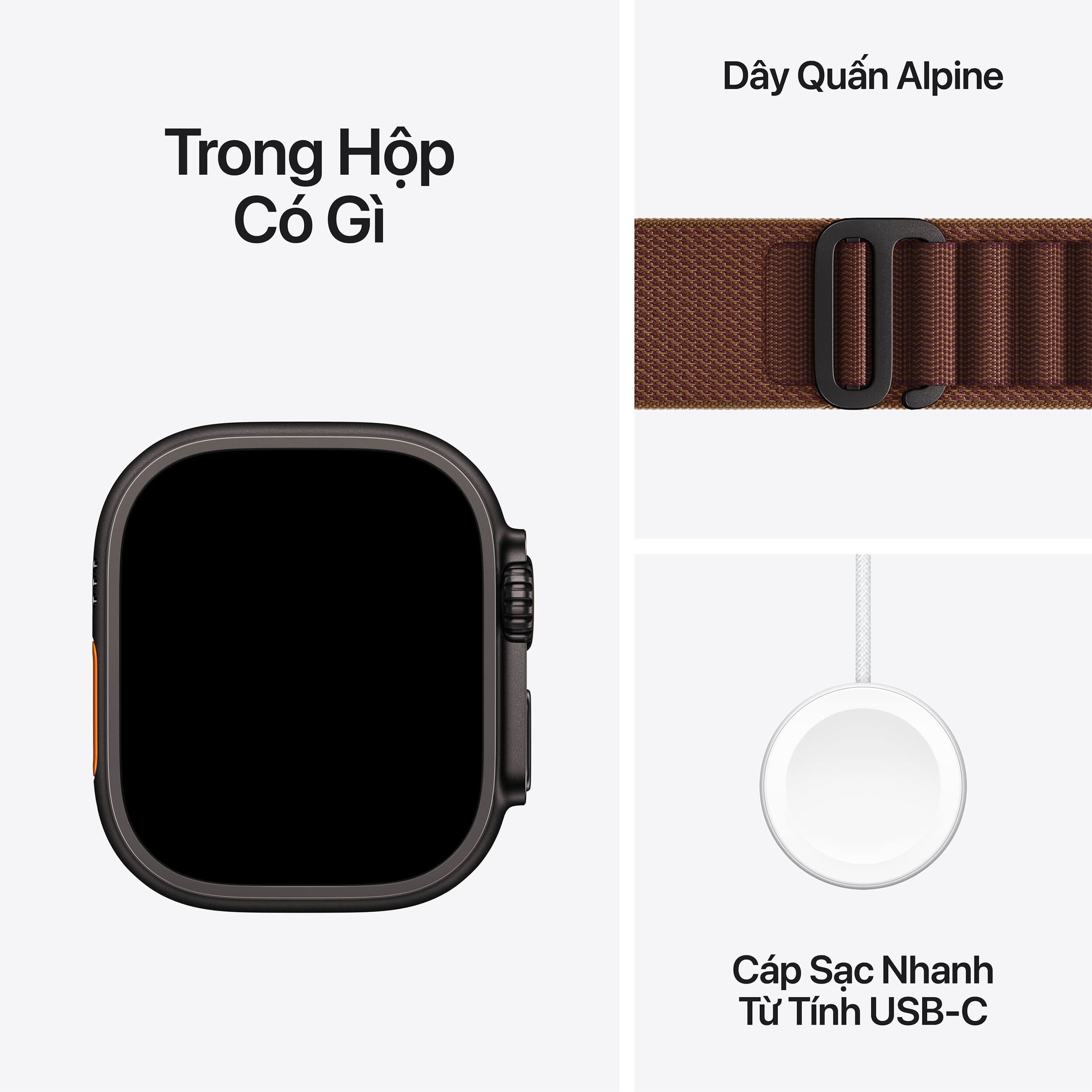 Apple Watch Ultra 4 GPS + Cellular 49mm viền Titanium dây Alpine Titan đen - 8
