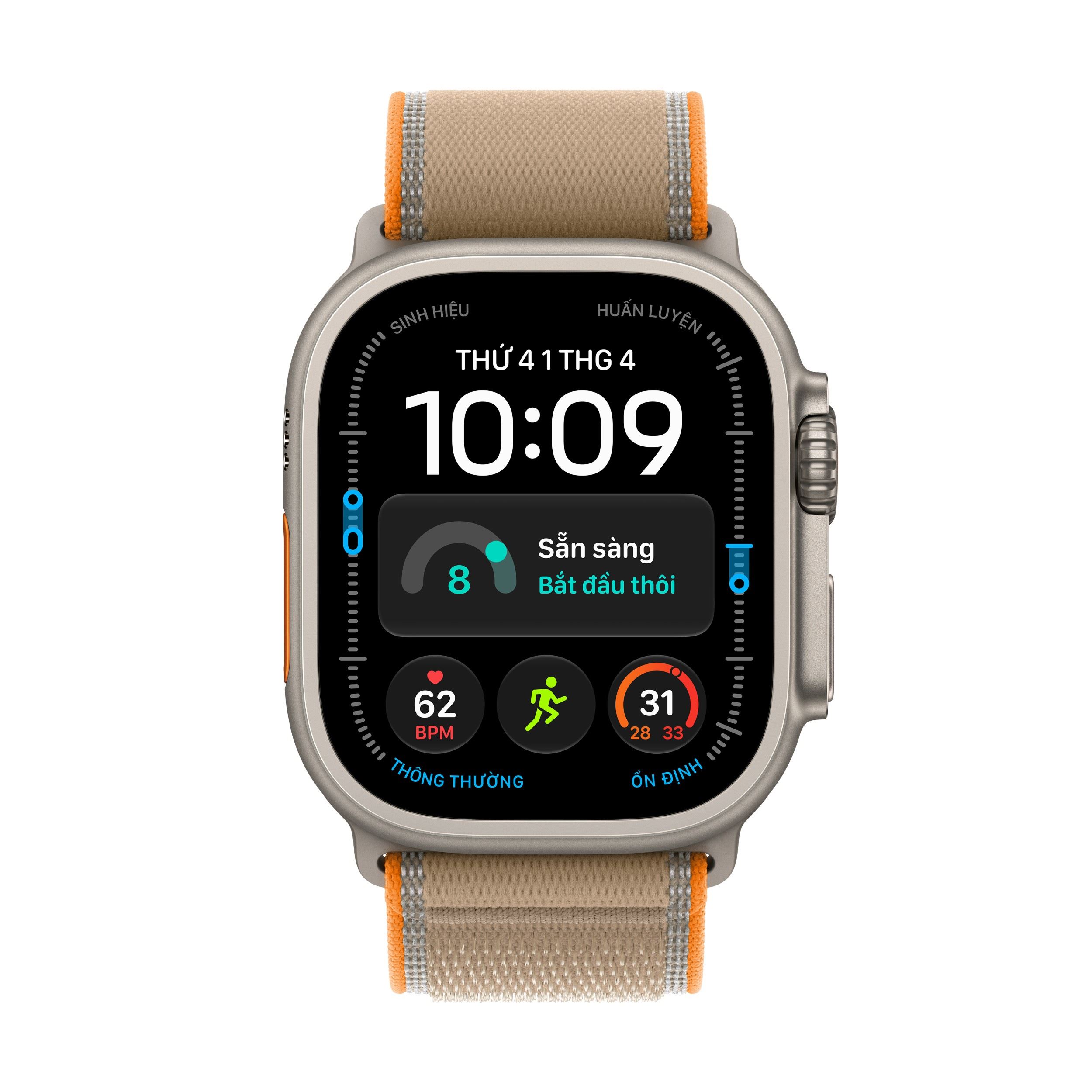 Apple Watch Ultra 4 GPS + Cellular 49mm viền Titanium dây Trail