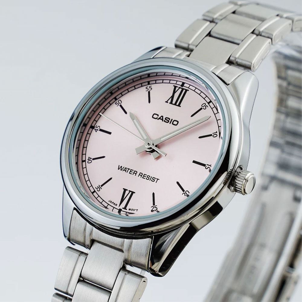 Đồng hồ Nữ Casio Timeless LTP-V005D-4B2UDF Màu Bạc